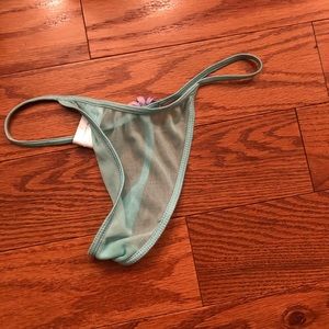 Teal G-String Thong